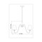 Z-Lite Gianna Chandelier, 5-Light, 26 In.W x 15.75 In.H, Modern Gold/White 7509-5-26MGLD - alternate 6